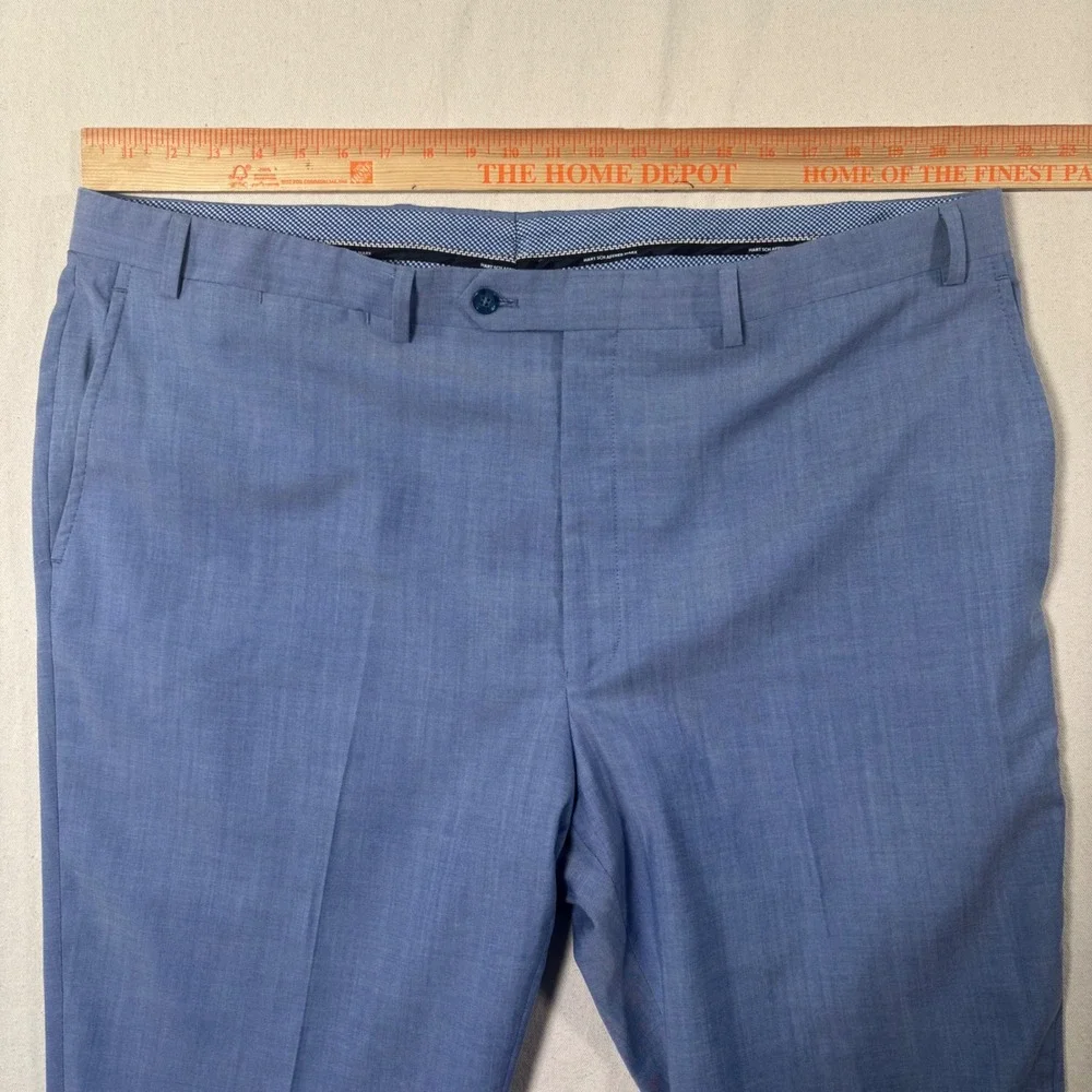 Hart Schaffner Marx Men's Blue Dress Pants Size 42R Classic Fit